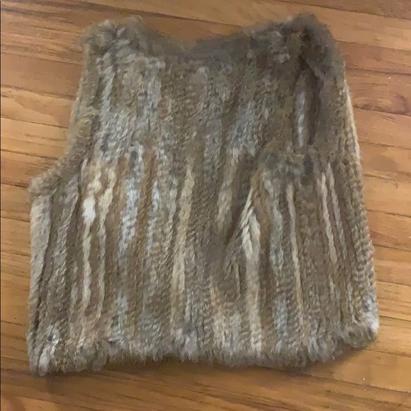 Rabbit fur vest - real fur - Picture 4 of 5